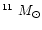 $^{11}~M_\odot$