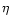 $\eta$