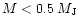 $M<0.5 \;{M}_{\mathrm J}$