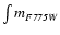 $\int m_{{\it F775W}}$