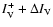 $I^+_{\rm V} + \Delta I_{\rm V}$
