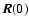 $\vec{R}(0)$