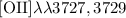 $[{\rm OII}] \lambda \lambda 3727, 3729$