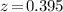 $z\!=\!0.395$