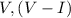 $V, (V-I)$