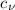 $c_\nu$
