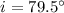 $i=79.5\degr$
