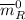 $\overline{m}_R^0$