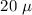$\rm{20{\ }\mu}$