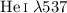 $\ion{He}{i}\; \lambda 537$