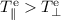 $T^{\rm e}_\parallel>T^{\rm e}_\perp$