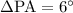 $\Delta {\rm PA} = 6\degr$
