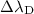 $\Delta\lambda_{\rm D}$