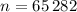 $n=65\,282$