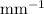 $\mathrm {mm}^{-1}$