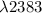 $\lambda2383$