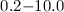 $0.2{-}10.0$