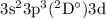 $\rm 3s^23p^3(^2D^{\circ})3d$