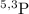 $\rm ^{5,3}P$