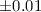 $\pm0.01$