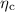 $\eta _{\rm c}$