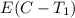 $E(C-T_{1})$