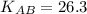 $K_{AB}=26.3$