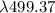 $\lambda499.37$