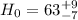 $H_0 = 63^{+9}_{-7}$