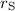 $r_{{\rm S}}$