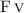 $\ion{F}{v}$