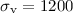 $\sigma_{\rm v}=1200$