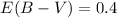 $E(B-V) = 0.4$