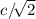 $c/\!\sqrt{2}$