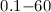 $0.1{-}60$