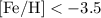 ${\rm [Fe/H]}<-3.5$