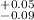 $^{+0.05}_{-0.09}$