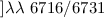 $]\lambda\lambda\ 6716/6731$