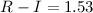 $R-I=1.53$