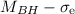 $M_{BH}-\sigma_\mathrm{e}$