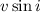 $v\sin i$