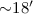 ${\sim}18\arcmin$
