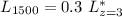 $L_{1500}=0.3~L^{*}_{z=3}$