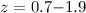 $z=0.7{-}1.9$