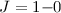 $J=1{-}0$