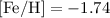 ${\rm [Fe/H]}=-1.74$