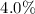 $4.0\%$