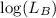 $\log(L_{B})$