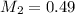 $M_2 = 0.49$