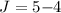 $J= 5{-}4$